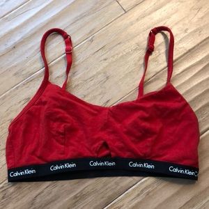 Calvin Klein Bra with Gap in Middle